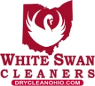 White Swan Dry Cleaners, Tallmadge, Ohio logo